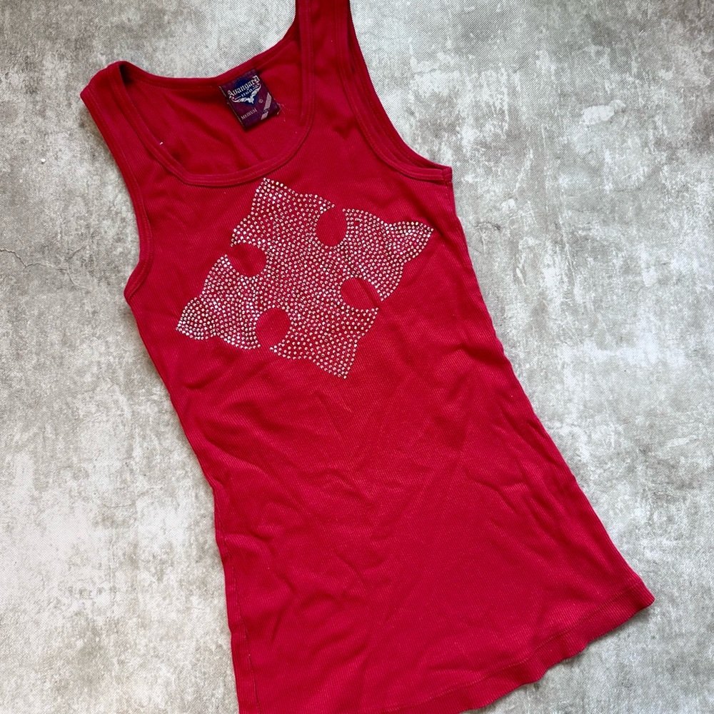 Rhinestone Y2K tank